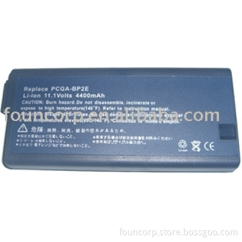 Lithium Replacement Battery for Vaio PCG-GR3/ 5/79/90 Series